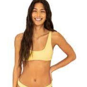 B Swim x Elizabeth Turner Frances Bikini Top in Dandelion - Medium - NWT
